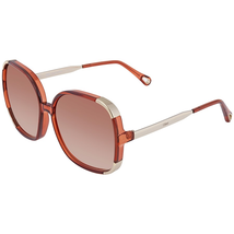 Chloe Myrte Brown Gradient Ladies Sunglasses CE719SD22360