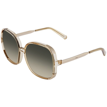 Chloe Myrte Green Square Ladies Sunglasses CE719S30360