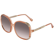 Chloe Myrte Grey Gradient Ladies Sunglasses CE719SD74960