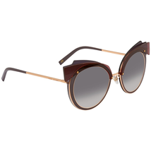 Marc Jacobs Dark Gray Gradient Cat Eye Ladies Sunglasses MARC101S0DDB66