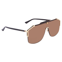 Gucci Gucci Brown Shield Men's Sunglasses GG0291S 002 99 GG0291S 002 99