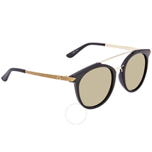Guess Mirrored Green Round Ladies Sunglasses GU753201G52