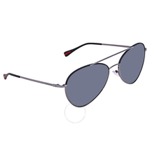 Prada Linea Grey Oval Men's Polarized Sunglasses PR PS50SS 290255 60 PR PS50SS 290255 60