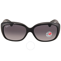 Ray Ban Jackie OHH Grey Gradient Rectangular Ladies Sunglasses RB4101 601/T3 58 RB4101 601/T3 58