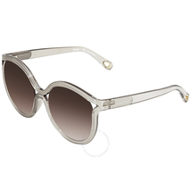 Chloe Brown Grey Gradient Round Sunglasses CE738S 035 57 CE738S 035 57