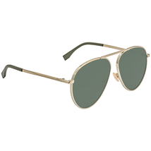 Fendi Fendi Around Green Aviator Men's Sunglasses FFM0028S3YGQT61 FFM0028S3YGQT61