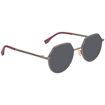 Fendi Fendi Around Grey Geometric Men's Sunglasses FFM0029SV81IR54 FFM0029SV81IR54