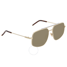 Fendi Grey- Bronze Mirror Rectangular Men's Sunglasses FF M0007/S 3YG/JO 58 FF M0007/S 3YG/JO 58