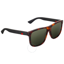 Gucci Square Dark Havana Sunglasses GG0010S00658