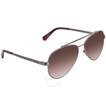 Guess Brown Gradient Aviator Unisex Sunglasses GU691809F59