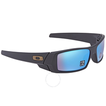 Oakley Gascan Prizm Sapphire Polarized Wrap Men's Sunglasses OO9014 901450 60 OO9014 901450 60