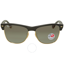 Ray Ban Clubmaster Grey Gradient Square Polarized Men's Sunglasses RB4175 877/M3 57 RB4175 877/M3 57