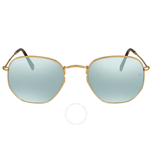 Ray Ban Hexagonal Silver Flash Men's Sunglasses RB3548N 001/30 51 RB3548N 001/30 51
