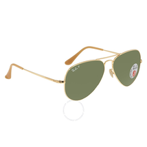 Ray Ban Polarized Green Classic G-15 Aviator Unisex Sunglasses RB3689 9064O9 58 RB3689 9064O9 58