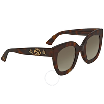Gucci Brown Gradient Square Sunglasses GG0208S 003 49 GG0208S 003 49