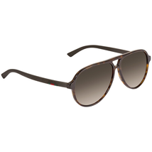 Gucci Gucci Brown Shaded Pilot Men's Sunglasses GG0423S 009 60 GG0423S 009 60