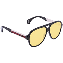 Gucci Gucci Yellow Round Men's Sunglasses GG0463S 001 58 GG0463S 001 58