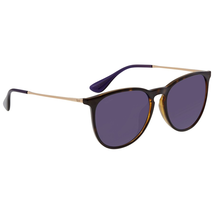 Ray Ban Erika Dark Violet Classic Round Ladies Sunglasses RB4171F 639276 57