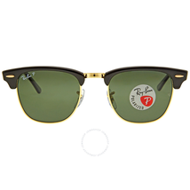 Ray Ban Clubmaster Classic Polarized Green Classic G-15 Sunglasses RB3016 901/58 49 RB3016 901/58 49