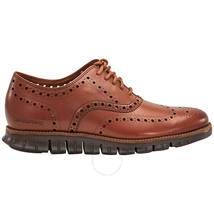 Cole Haan Men's Lace Up Brown Zerogrand Wingtip Oxford Size 8.5 C22395
