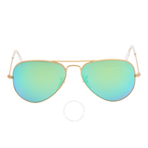 Ray Ban Ray-Ban Aviator Green Flash 55 mm Sunglasses RB3025 112/19 55 RB3025 112/19 55