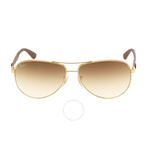 Ray Ban Aviator Light Brown Gradient Sunglasses RB8313 001/51 61-13 RB8313 001/51 61-13