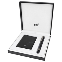 Montblanc Montblanc StarWalker Midnight Fineliner and Business Card Holder Set 114120