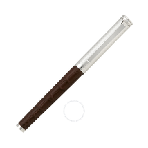Georg Jensen Bespoke All Brown Alligator & Sterling Silver Fountain Pen 3585141