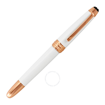 Montblanc Montblanc Meisterstuck White Solitaire 18k Rose Gold Classique Fountain Pen 113323