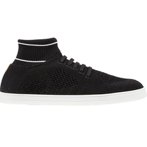 Fendi Men's Italian Luxury Sport Shoes Black Socks Sneakers 7E1058-A1GI-F07LV