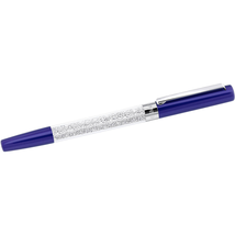 Swarovski Crystal Stardust Rollerball Pen Blue 5281116