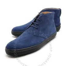 Tod's Men's Ankle Suede Boots in Light Baltic XXM0XF0N460RE0U803