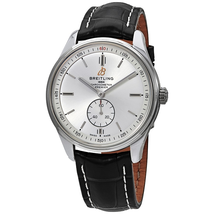 Breitling Premier Automatic Chronometer Silver Dial Men's Watch A37340351G1P2