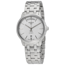 Tissot T-Classic Automatic III Day Date White Dial Men's Watch T065.930.11.031.00