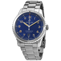Breitling Avaitor 8 Automatic Chronometer Blue Dial Men's Watch A17315101C1A1