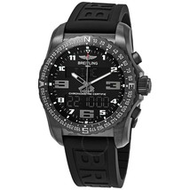 Breitling Cockpit B50 Perpetual Alarm Chronograph Quartz Black Dial Men's Watch VB5010221B1S1