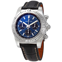 Breitling Chronomat Chronograph Automatic Chronometer Blue Dial Men's Watch AB0115101C1P2