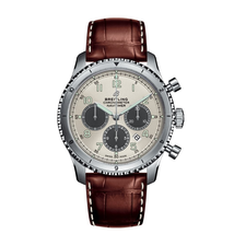 Breitling Navitimer 8 Chronograph Automatic Chronometer Silver Dial Men's Watch AB01171A1G1P1