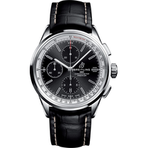 Breitling Premier Chronograph Automatic Chronometer Black Dial Men's Watch A13315351B1P2