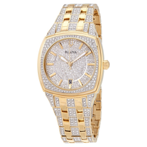 Bulova Phantom Crystal Pave Dial Men's Watch 98B323