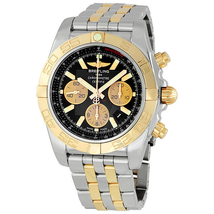 Breitling Chronomat B01 Black Dial Two Tone Men's Watch CB011012-B968TT CB011012/B968-357C
