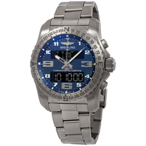 Breitling Cockpit B50 Blue Dial Titanium Quartz Men's Watch EB501019/C904-176E