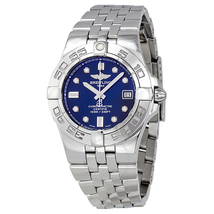 Breitling Galactic 30 Blue Dial Stainless Steel Ladies Watch A71340L2-C814SS