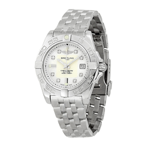 Breitling Galactic 32 Mother of Pearl Diamond Dial Ladies Watch A71356L2-A708-367a