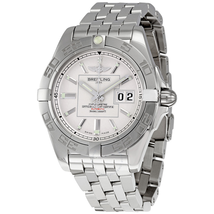 Breitling Galactic 41 Silver Dial Men's Watch A49350L2-G699SS A49350L2-G699-366A