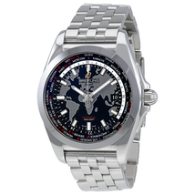 Breitling Galactic Unitime World Time Automatic Black Dial Men's Watch WB3510U4-BD94-375A