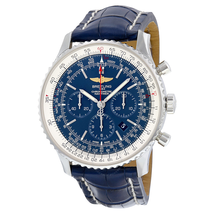 Breitling Navitimer 01 Chronograph Automatic Blue Dial Blue Leather Men's Watch AB012721-C889BLCD AB012721-C889-747P-A20D.1