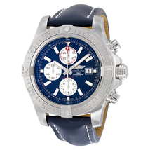 Breitling Super Avenger II Automatic Chronograph Blue Dial Blue Leather Men's Watch A1337111-C871BLLD A1337111-C871-102X-A20D.1