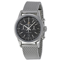 Breitling TransOcean 38 Chronograph Black Dial Stainless Steel Watch A4131012-BC06SS A4131012-BC06-171A