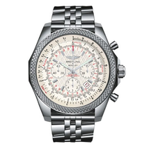 Breitling Bentley Silver Dial Stainless Steel Automatic Men's Watch AB061112-G802SS
